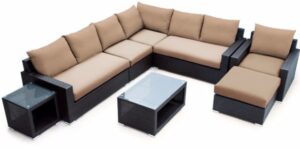 The TUSCANY Sectional Conversation Set.